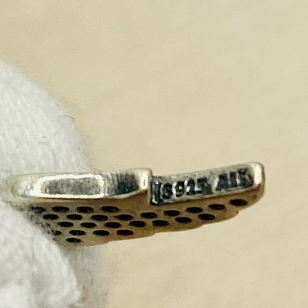 EUC Pandora 791352CZ Sterling Silver Symbol of Guidance Angel Wing Dangle Charm - Picture 5 of 6